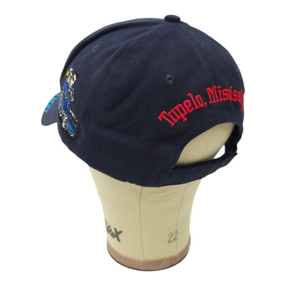 Tupelo MS Blue Suede Cruise 2018 Elvis Classic Cars Strapback Cap Trucker Hat - Picture 13 of 14